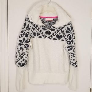 Anthropologie Pilcro Maia Quarter Zip Pullover Sweater
